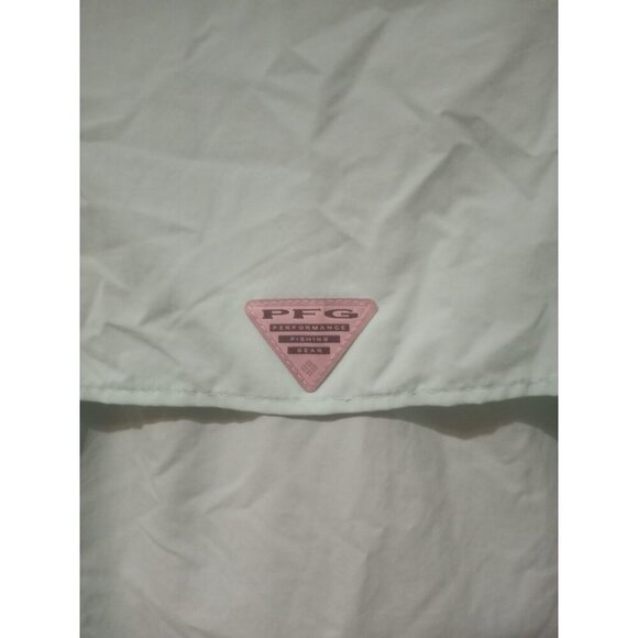 Columbia PFG Bahama Shirt Men 2XL Blue Vented Fishing Short Sleeve Button Up - Picture 9 of 14